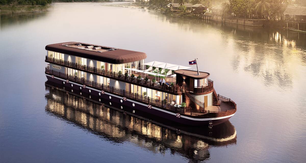 Heritage Line's new boutique ship, Anouvong.