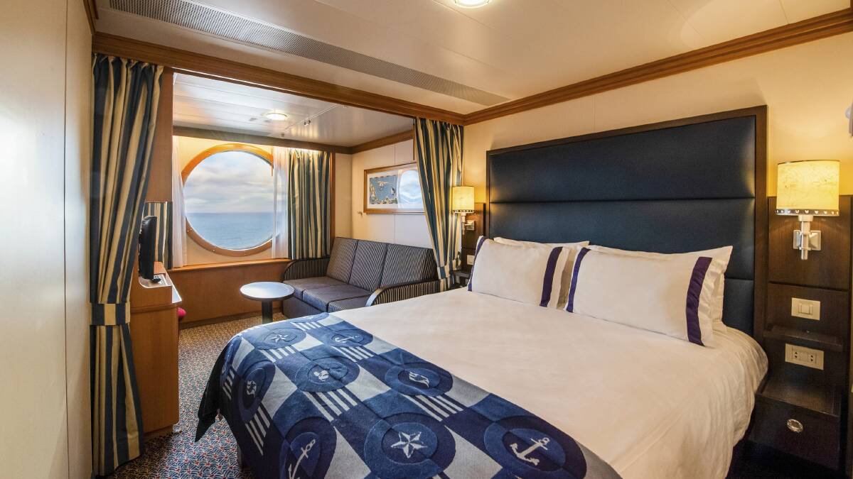 An ocean view stateroom. Picture supplied 