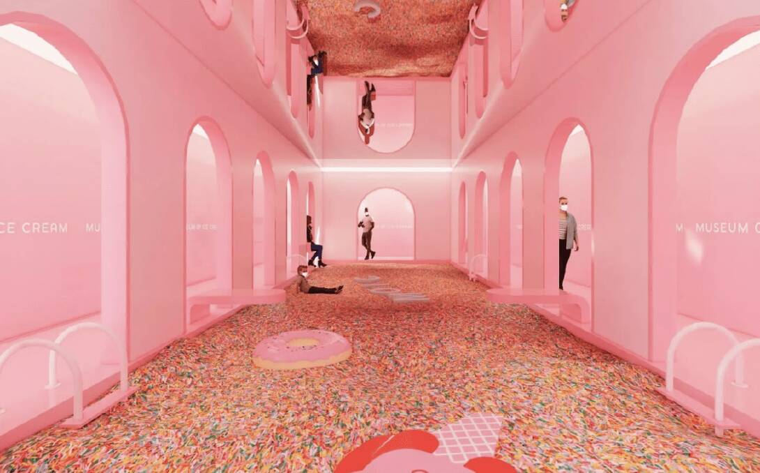The colourful museum of ice cream.