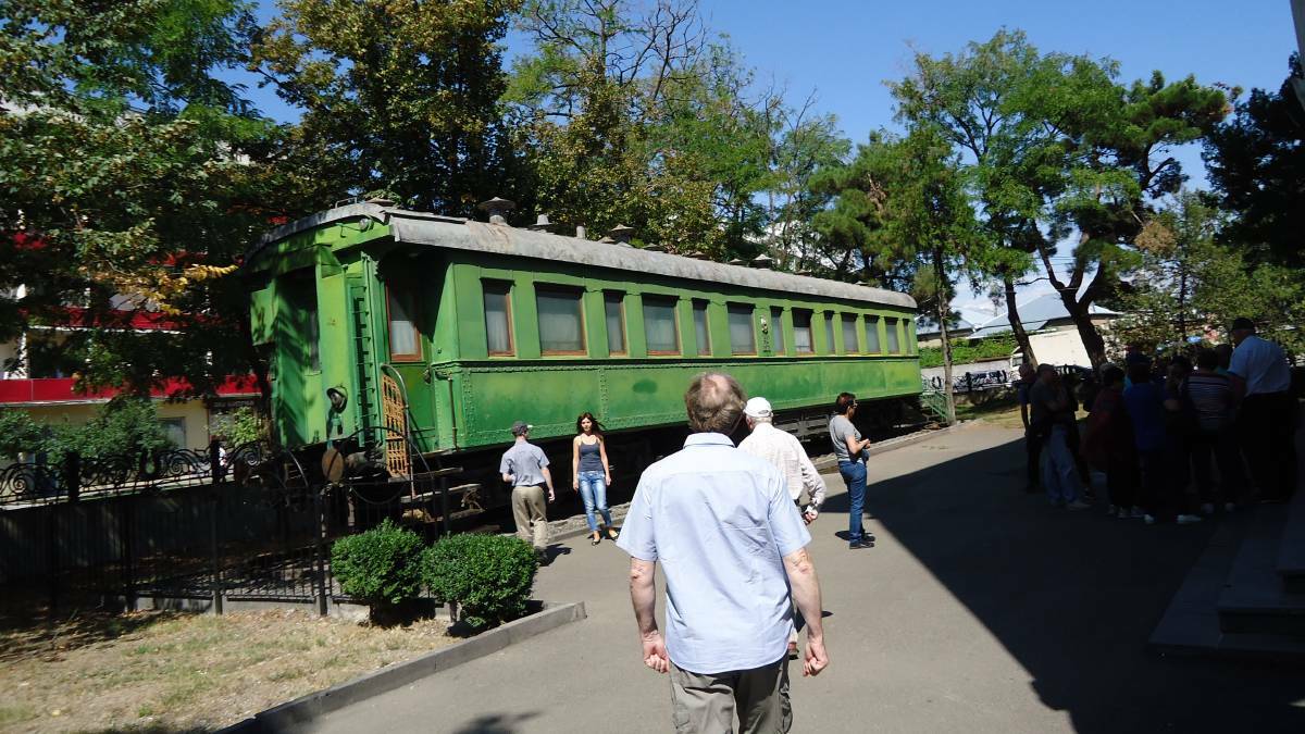 You can walk inside Stalin’s personal railway carriage, a converted Pullman in which Stalin used to traverse the former Soviet Union.

