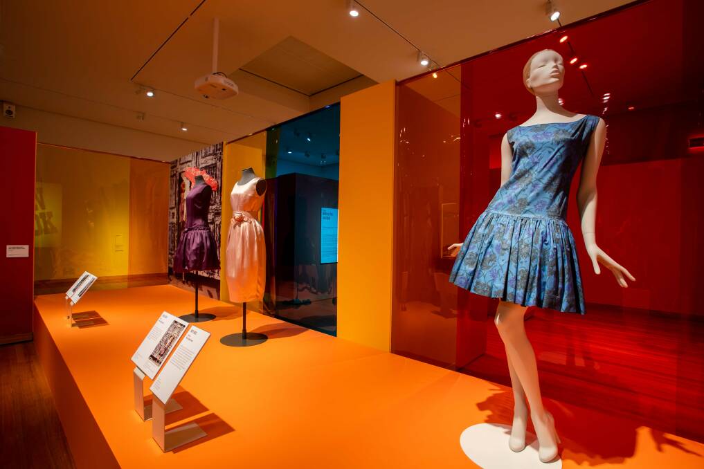 The Mary Quant exhibition is full of colour.