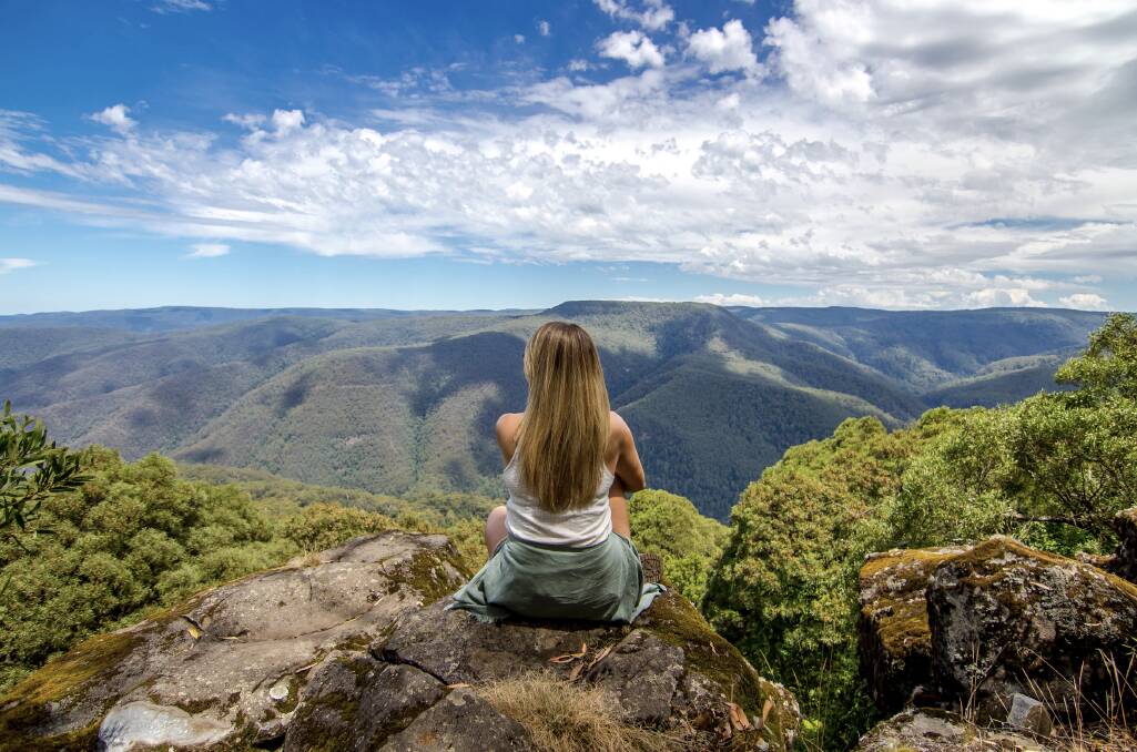 The lovely view from Barrington Tops.