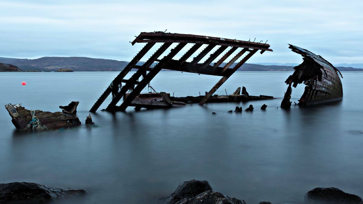 The wreck of the Dayspring in Lower Diabaig. Picture: Shutterstock