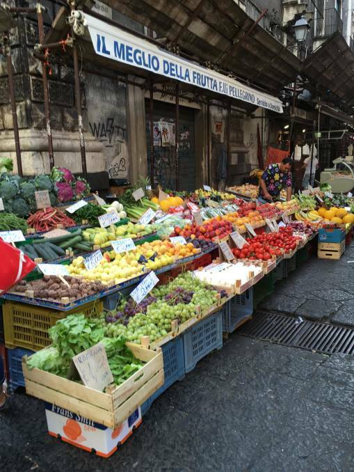 The markets of Catania.