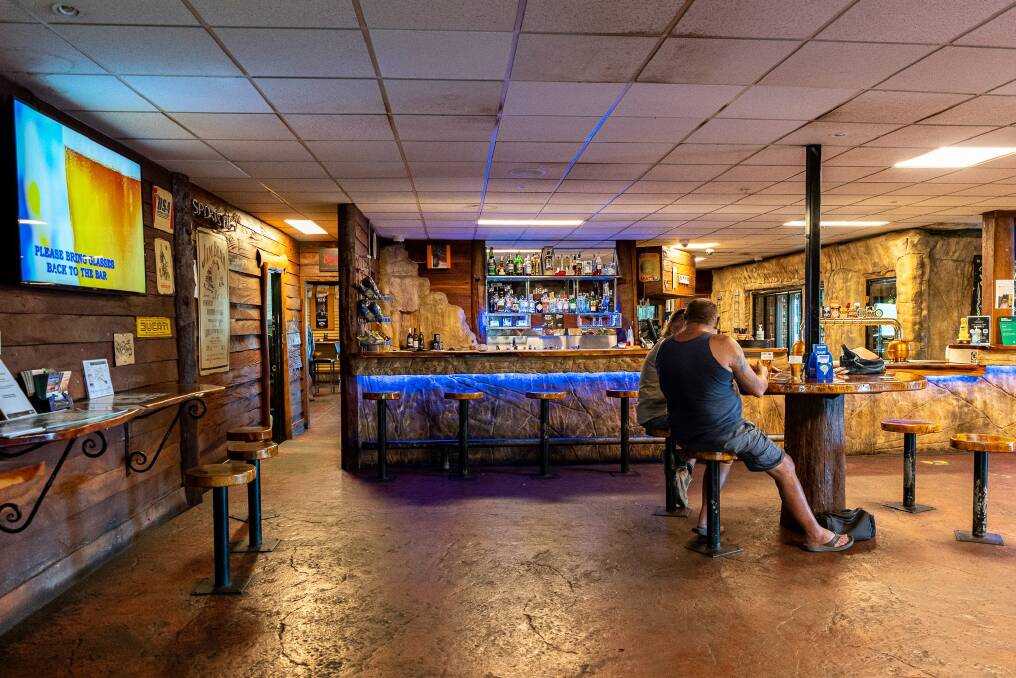 The main bar at Darwin River Tavern.