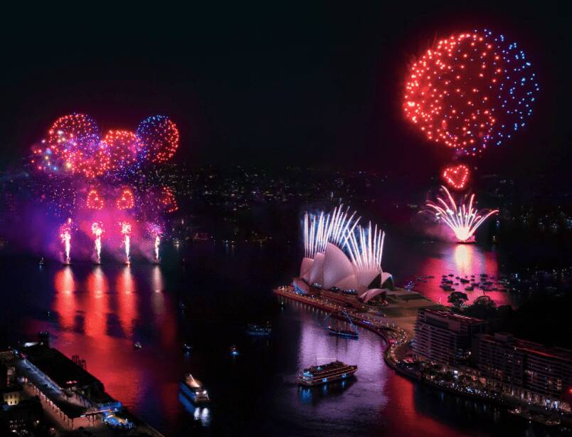 Sydney celebrations.